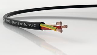 Gleichstrom-Leitungen: In Zukunft wird Gleichstrom vermehrt zur Energieverteilung genutzt werden. Dafür braucht man auch spezielle Kabel wie die ÖLFLEX DC 100.  (LAPP)