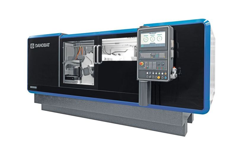 Die Estarta-650-Spitzenlosschleifmaschine als Antwort auf die aktuellen Hochgeschwindigkeitsanforderungen bei der Fertigung – für die Verbesserung der Taktzeiten und Erhöhung der Produktion. (Danobat)