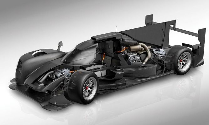Den Porsche 919 Hybrid zeichnet extremer Leichtbau aus. Das Chassis und alle Karosserie-Bestandteile bestehen aus Kohlefaser. (Bild: Porsche)