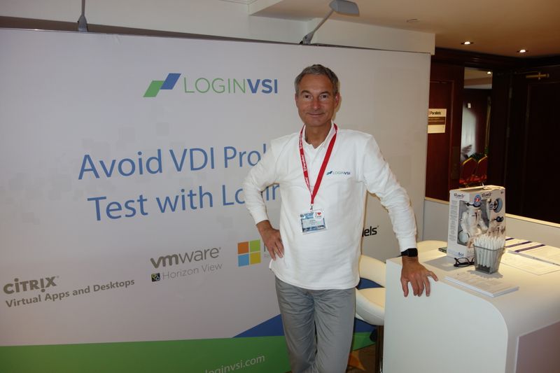 Ein weiterer Sponsor des Events war Frans Wauters, Login VSI. (Bild: IT-BUSINESS)