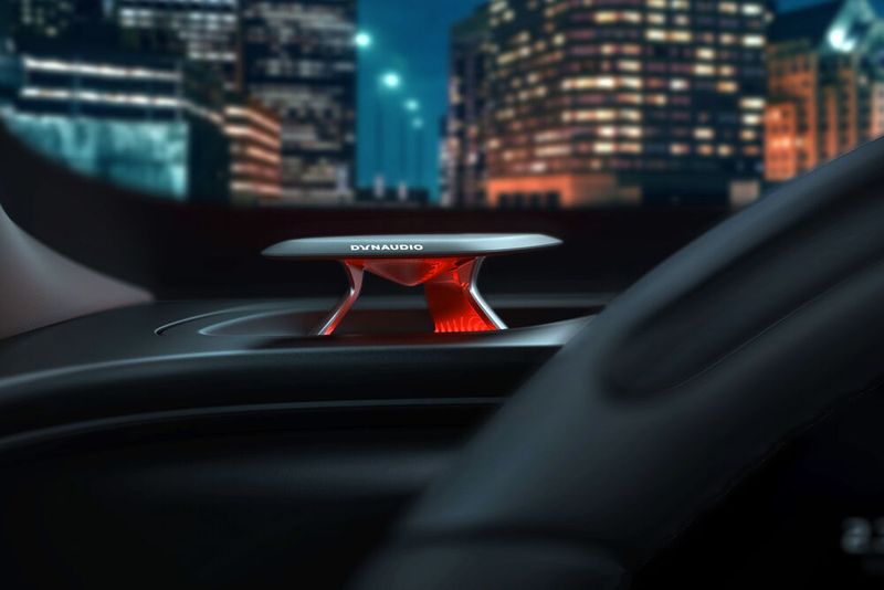 Der dänische Hifi-Spezialist Dynaudio sorgt für den Sound im Innenraum. (Bild: Xpeng)