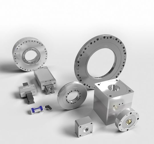 Ob für eine Achse oder die Last auf einer Linearschiene: HEMA fertigt pneumatischer Klemmsysteme für unterschiedlichste Einsatzgebiete.(Bild:  HEMA)