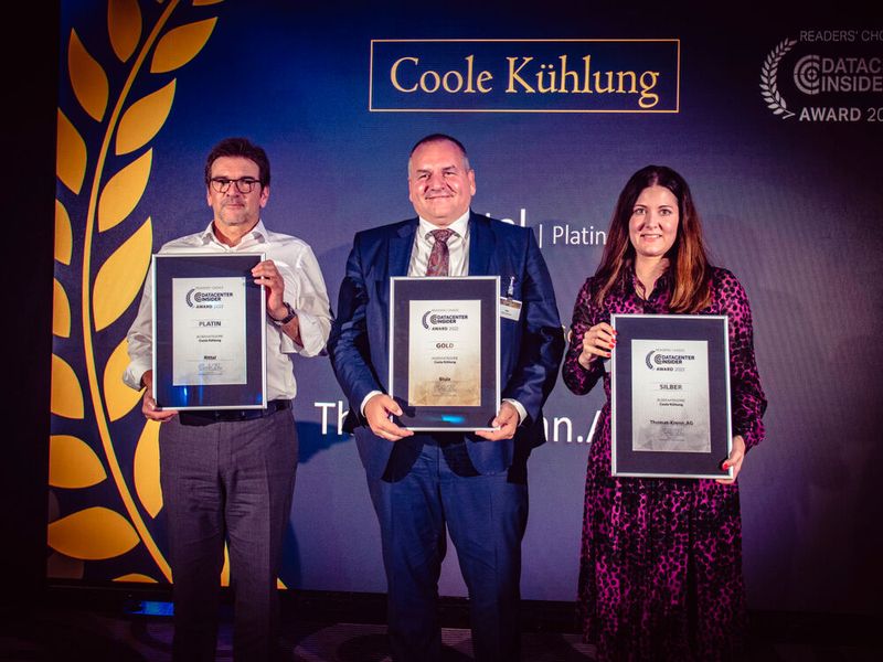 Das Abstimmungsergebnis ist in diesem Jahr sensationell hoch, insbesondere für DataCenter-Insider-Kategorien, sozusagen 'cool': Das passt doch die erste Kategorie: 