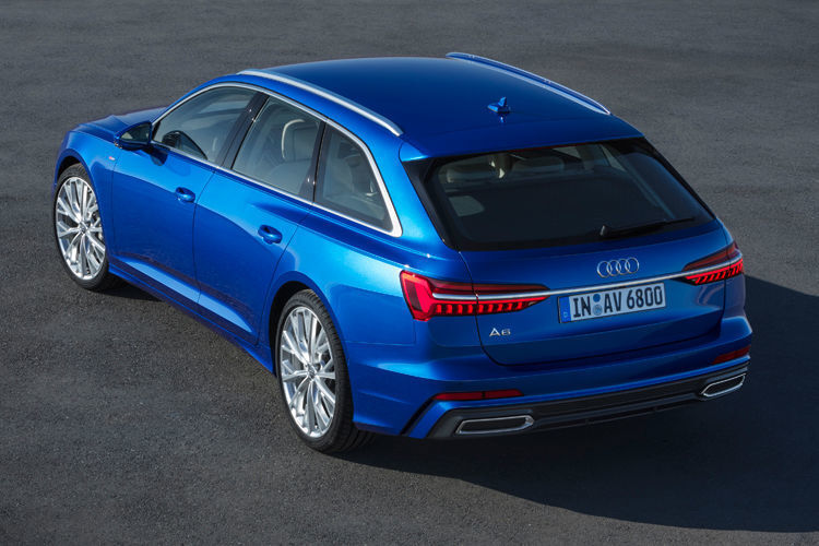 Mit 51.650 Euro markiert der 40 TDI, ein Zweiliter-Vierzylinder mit 150 kW/204 PS, den günstigsten Einstieg beim A6 Avant. (Audi)