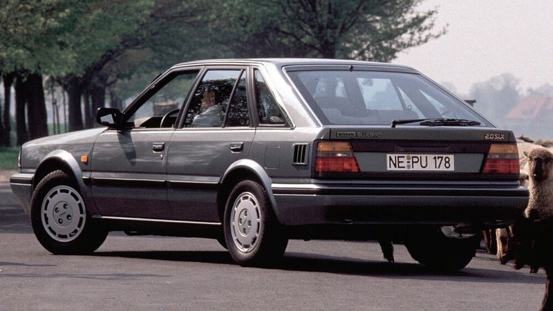 Der Nissan Bluebird (T12) ging 1986 als erstes Modell bei der Nissan Motor Manufacturing (UK) in Produktion. (Bild: Nissan)