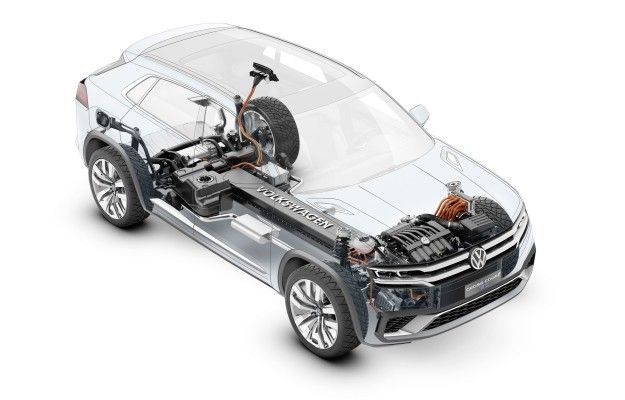 Volkswagen auf Detroit Motor Show: Präsentation der Studie Cross Coupé GTE (Bild: Volkswagen AG)