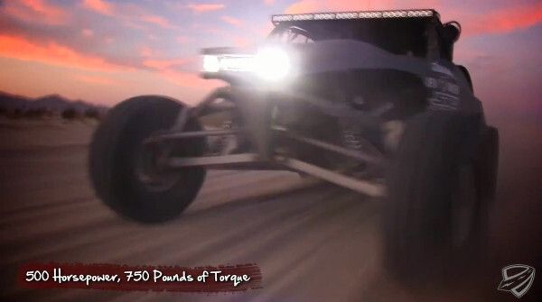 Das EV 1 ist der erste elektrisch angetriebene Rennwagen für Baja-Rennen (Bildquelle: SRI, SRD, EV West)