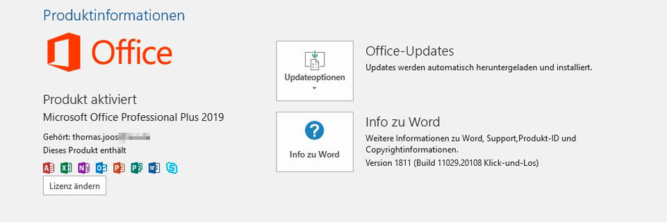 Office 2019 automatisch installieren und konfigurieren