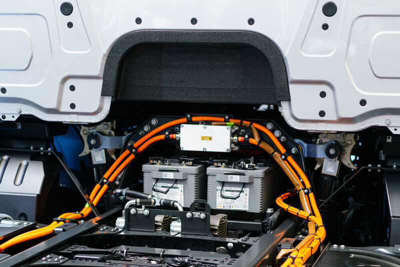Daimler Truck will im E-Actros Long Haul sogenannte LFP-Akkus nutzen. Sie kommen ohne Kobalt aus.