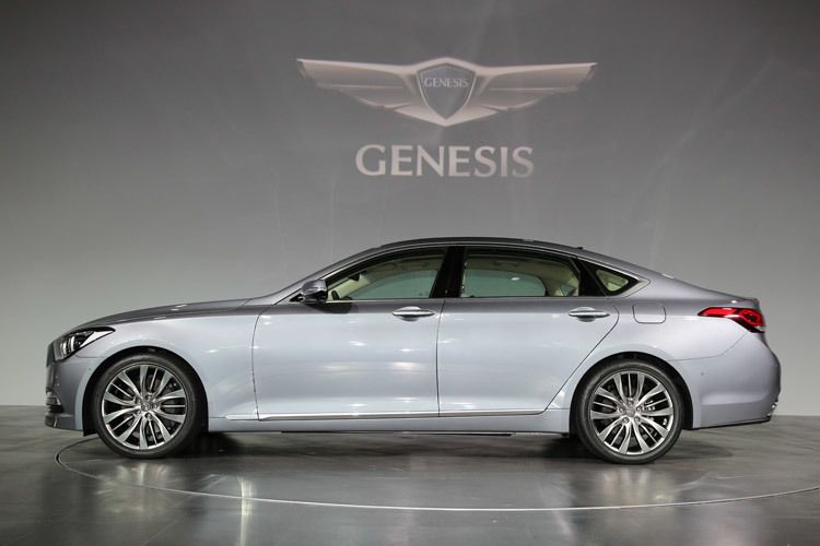 Im November 2013 wurde der Genesis in Korea vorgestellt. (Foto: Hyundai)