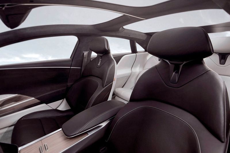Innen soll es sowohl vorne ... (Lucid Motors)