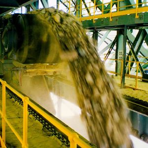 Eine Doppelstadt-Gurttrommel ist im Einsatz in einer der größten Kupferminen Chiles.(Bild:  Doppelstadt)