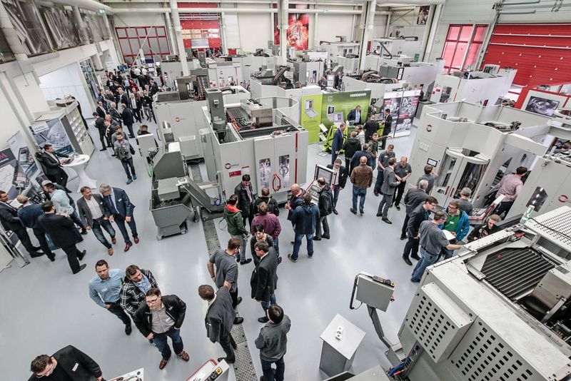 Mehr als 2700 Besucher empfing die Hermle Maschinenfabrik zu ihrer Hausausstellung in Gosheim vom 26. bis 29. April 2017.  (Hermle)