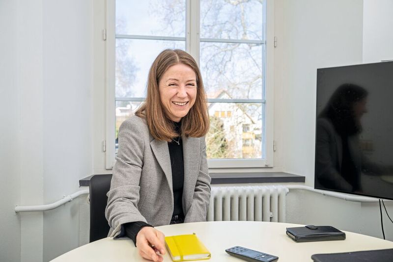 Yulia verfügt über viel Humor, wenn sie sagt: «Ein Heim-Roboter soll lernen, wie es bei mir zu Hause aussieht und er soll es auch nicht weitererzählen.» (Bild: Thomas Entzeroth)