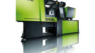 Eins von vielen Engel-Highlights auf der NPE 2015 in Orlando: Die Engel e-mac punktet mit Schnelligkeit und Präzision, einem energieeffizienten Betrieb und ihren besonders kompakten Abmessungen, wie es heißt. (Bild: Engel)