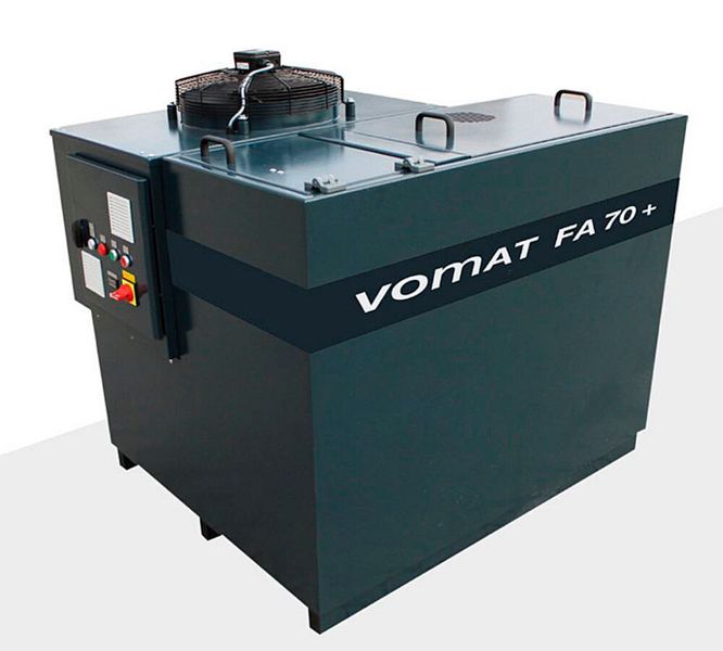The standalone FA 70 system provides ultrafine filtration technology in a small package. (Vomat)