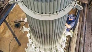 The HCl synthesis unit has been completely engineered and produced at SGL’s production site in Pune, India. (SGL Carbon)