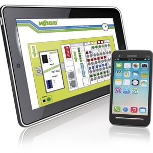 Die Wago-WebVisu-App bringt die klassische Automatisierung aufs mobile Endgerät.