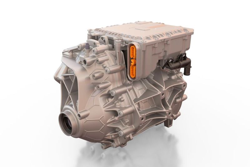 Diese E-Achste fertigen Magna und Hasco für den VW ID 4 in China.(Bild:  Magna)