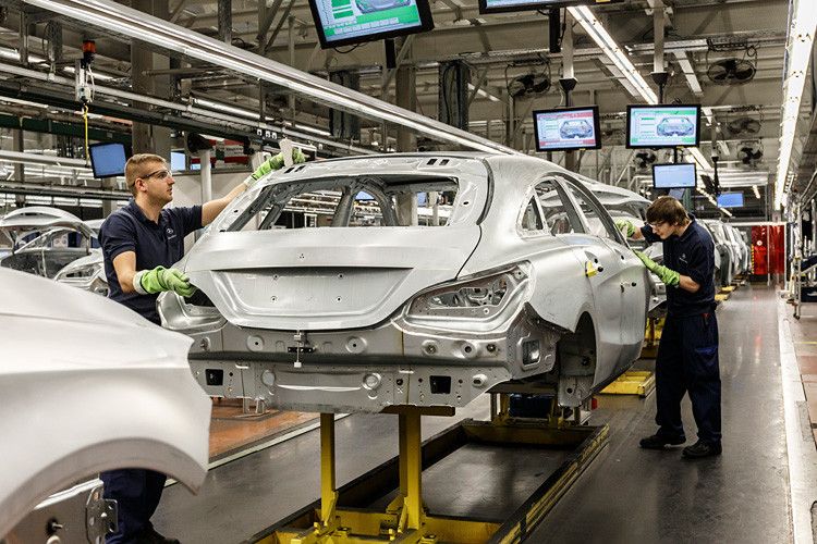 ...  im vergangenen Jahr vor allem in Vorbereitung auf die Produktion des CLA Shooting Brake. (Foto: Daimler)