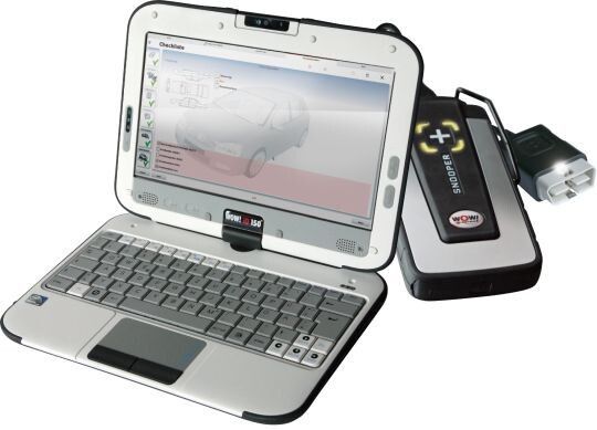 Als „Steuerzentrale“ des Snooper+ kann der Anwender untern anderem die Diagnoseplattform IQ150 von WOW nutzen. (Foto: WOW)