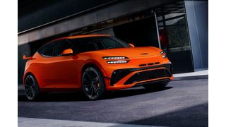 Mit dem GV60 Magma will Genesis die Marke emotional aufladen. Der sportliche Stromer startet im Sommer. (Bild: Genesis)