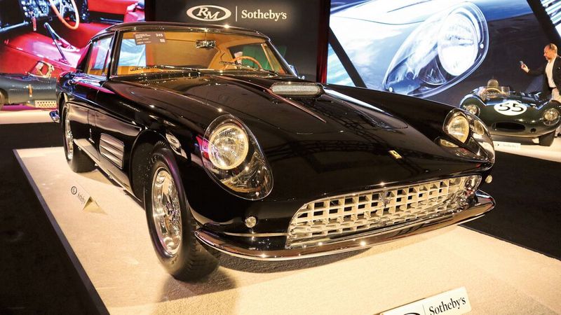 Platz 4 der zehn besten Verkäufe bei der Monterey Car Week 2023: ein 1959er Ferrari 410 Superamerica SIII Coupé, verkauft für 6.605.000 $ (RM Sotheby’s) (Bild: Classic Analytics)