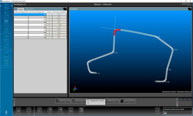 Das neue Bending Studio 3.0 ermöglicht eine schnelle Fehlererkennung. (Bild: Aicon 3D Systems)