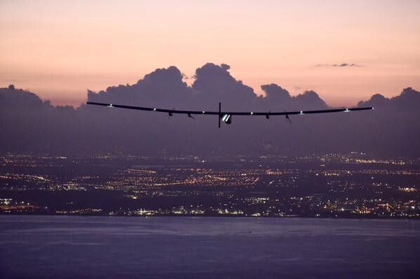 Flug 8 Nagoya - Kalaeloa, Hawaii (USA): Impressionen (Bild; Solar Impulse)