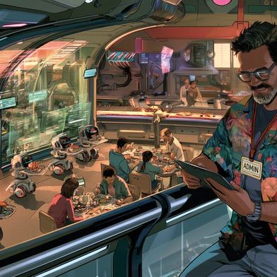 Der Service-Gedanke steht bei gutem ITSM im Vordergrund – wie in einem Restaurant. (Bild: KI-generiert)