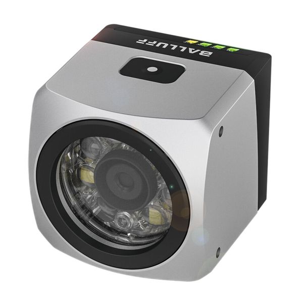 Bringt Licht ins Dunkel: Der neue Identsensor BVS ID von Balluff verknüpft klassische Prozesskommunikation mit Informationstechnologie. Als erster Code­reader überhaupt nutzt er zur Datenübertragung verschiedene Kommunikationskanäle.  (Bild: Balluff)