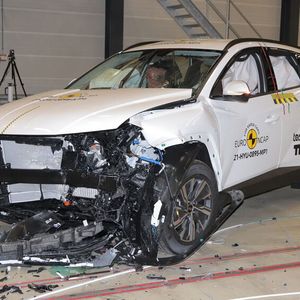 Neben dem Ioniq 5 konnte auch Hyundais neuer Tucson die Crashtester überzeugen.(Bild:  EuroNCAP)
