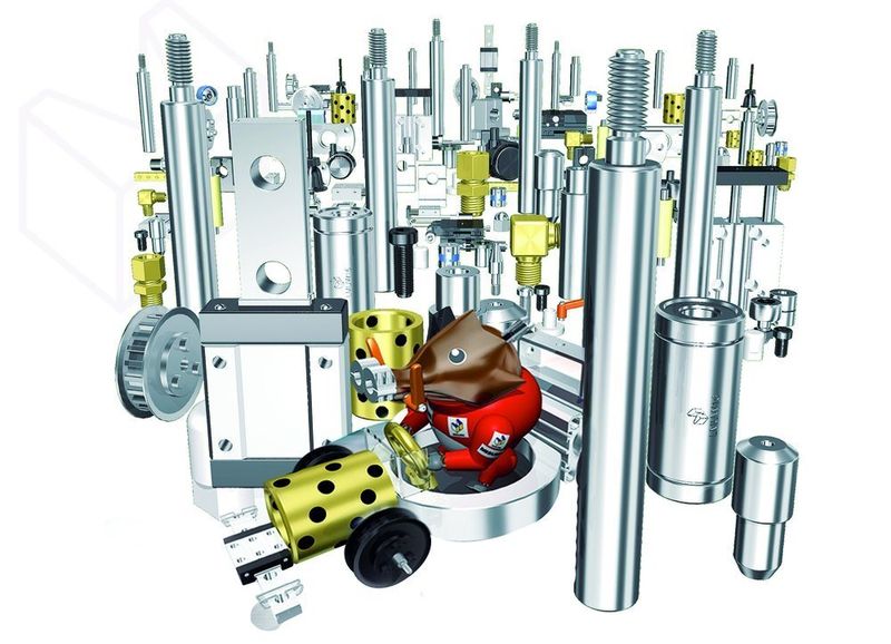 Eine Auswahl der mehr als als 1 Million Artikel, die Misumi anbietet, zeigt dieses Bild.Bild: Misumi (Archiv: Vogel Business Media)