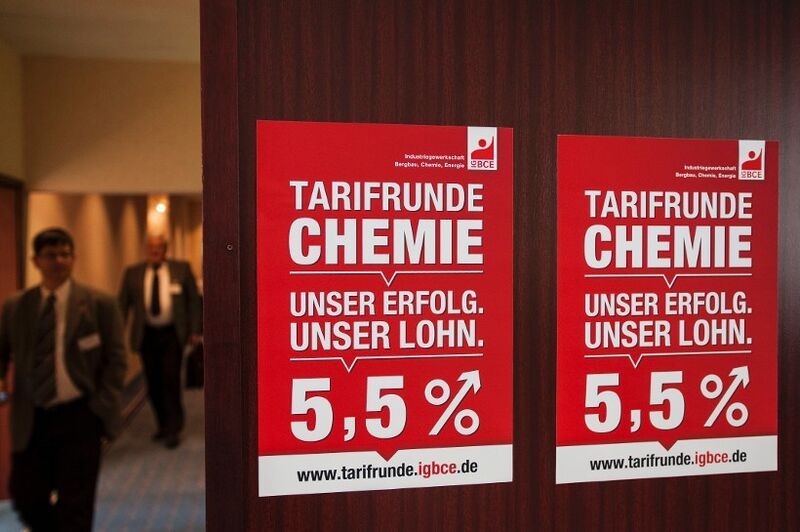 Bilder der ersten Verhandlungsrunde am 15.01. in Darmstadt. (Bild: Andreas Reeg/IG BCE)