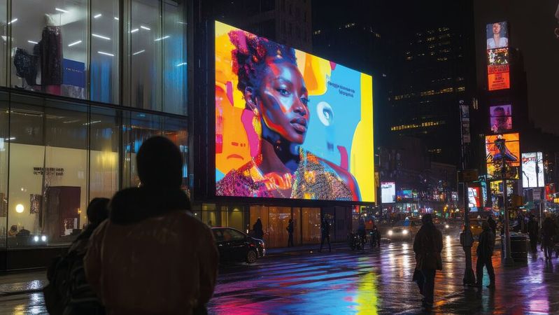 Die Hardware, etwa großformatige LED-Displays, ist nur noch ein Teil einer kompletten Lösung, nach der die Kunden verlangen. Ein Partner muss zudem die passende Software und begleitende Services liefern, um Projekte zu gewinnen. (Bild: ©  Rattanachai - stock.adobe.com / KI-generiert)