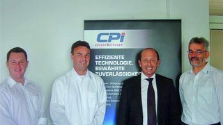 Das CPI-Management (v.l.): Andreas Schlemmer, Director Purchasing, Product Management & Marketing; Hans-Peter Haubold, Geschäftsführer Finanzen & Controlling; Peter Markgraf, Geschäftsführer Sales & Marketing und Norbert Lindermeier, Director Sales Solutions (Archiv: Vogel Business Media)