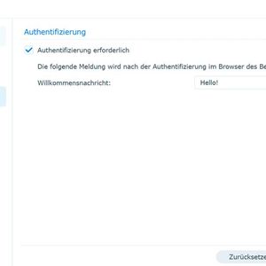 Aktivieren der Authentifizierung für den Proxy-Server auf dem Synology-NAS.(Bild:  Joos)