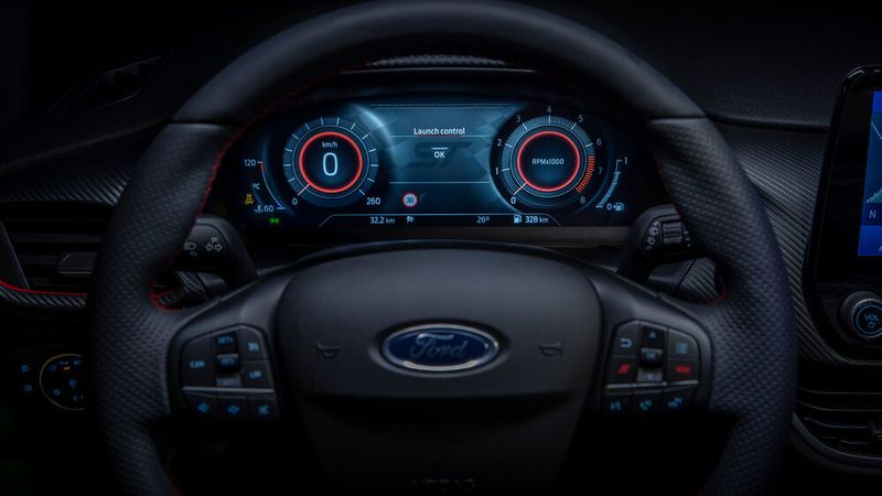 Das Lenkrad des neuen Ford Fiesta. (ampnet/Ford)