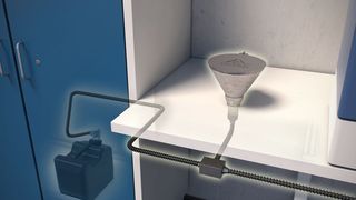 VisiCon Waste Collection System Einsatz mit Edelstahl-Trichter (Düperthal)