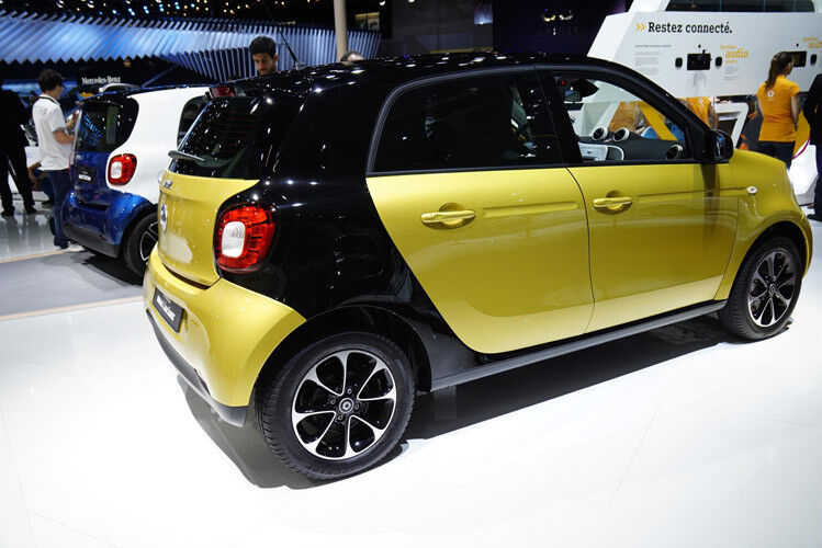 Nach dem Zweisitzer kommt der Viersitzer: Der neue Smart Forfour stammt aus der Kooperation mit Renault. (Foto: Newspress)