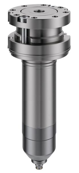 An 8NHT1-200 valve gate nozzle. (Günther Heißkanaltechnik)