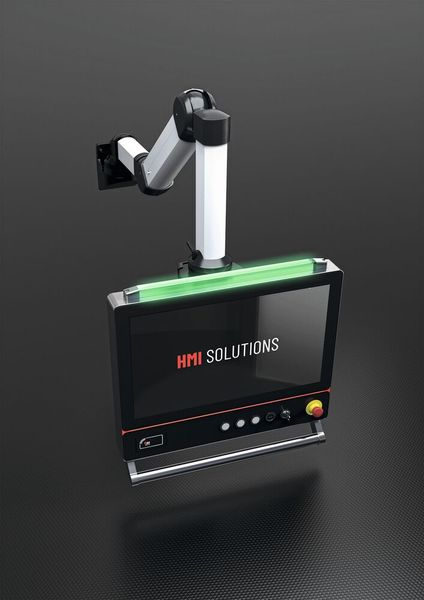 Rose delivers complete solutions consisting of panel PCs and support arm systems upon request. (Image: ©Rose Systemtechnik GmbH)