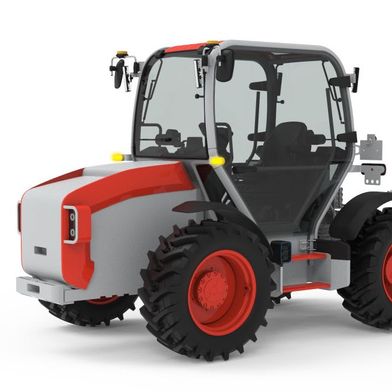 So könnte der E-Traktor aussehen, den Herbert Diess im Jahr 2027 auf den Markt bringen will. (Bild: Diess E-Agrartechnik)