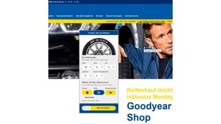 Versuchsballon: Ausschließlich mit Goodyear-Reifen wird der Shop noch keine großen Stückzahlen erreichen. (GDTG)