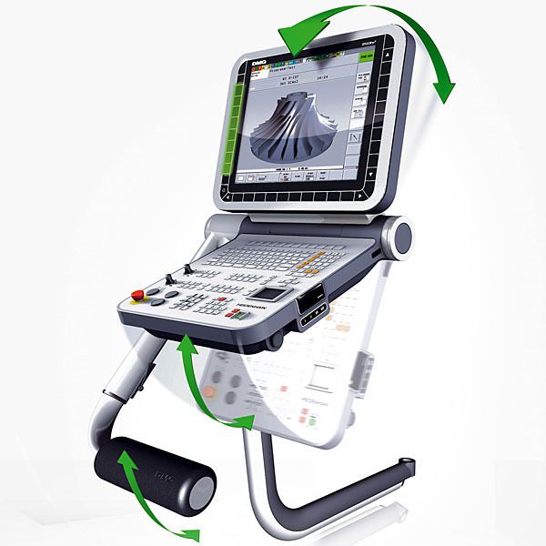 Es müssen nicht immer Maschinen sein: Die Ergoline-Steuerung mit 19“-Screen und schwenkbarem Bedienpanel erhielt ebenfalls einen Universal Design Award. (Archiv: Vogel Business Media)