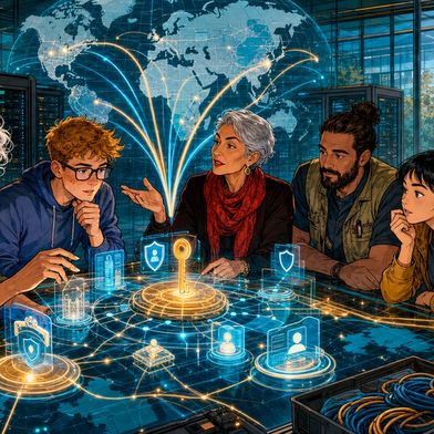 Branchenexperten sind sich einig: Für die Datensouveränität ist der Standort des Rechenzentrums nicht der alles entscheidende Faktor. (Bild: KI-generiert)