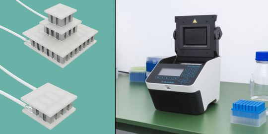 Ob bei Laboranalysatoren, PCR-Geräten, Diagnosesystemen, Laser- und Optikeinheiten oder der Temperierung von Proben und Sensoren, die Peltier-Technologie sorgt für reproduzierbare Bedingungen und schnelle Reaktionszeiten. (Bild:  Telemeter Electronic)