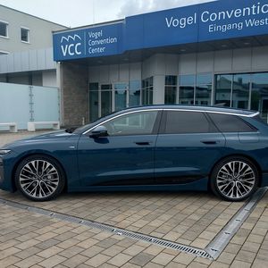 1. Platz: Der Audi A6 E-tron misst 4,93 Meter, der Radstand beträgt 2,95 Meter. (Bild: Sven Prawitz/Vogel Communications Group)