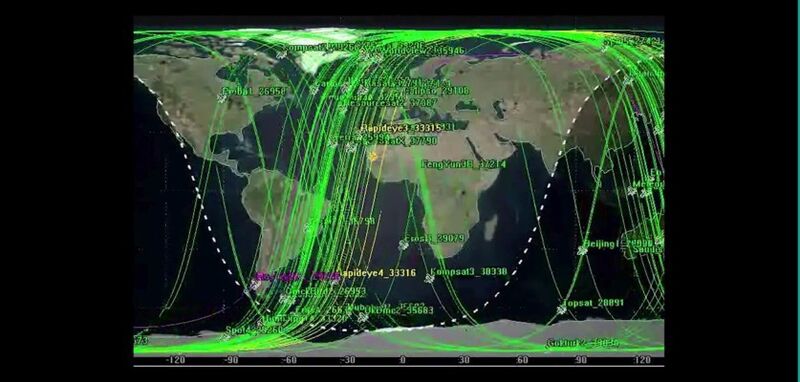 Suche aus dem Orbit: Satellitenbilder lassen sich auswerten, um die Position verschollener Schiffe oder Flugzeuge noch genauer zu bestimmen. (Bild: University of Leicester)