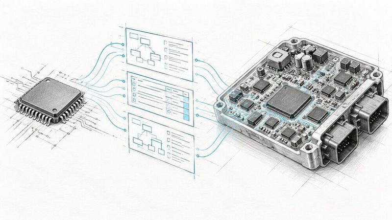 Die Functional Safety Language soll den Austausch von Sicherheitsanalysedaten zwischen der Komponenten- und Systementwicklung vereinheitlichen.(Bild:  Dall-E / KI-generiert)